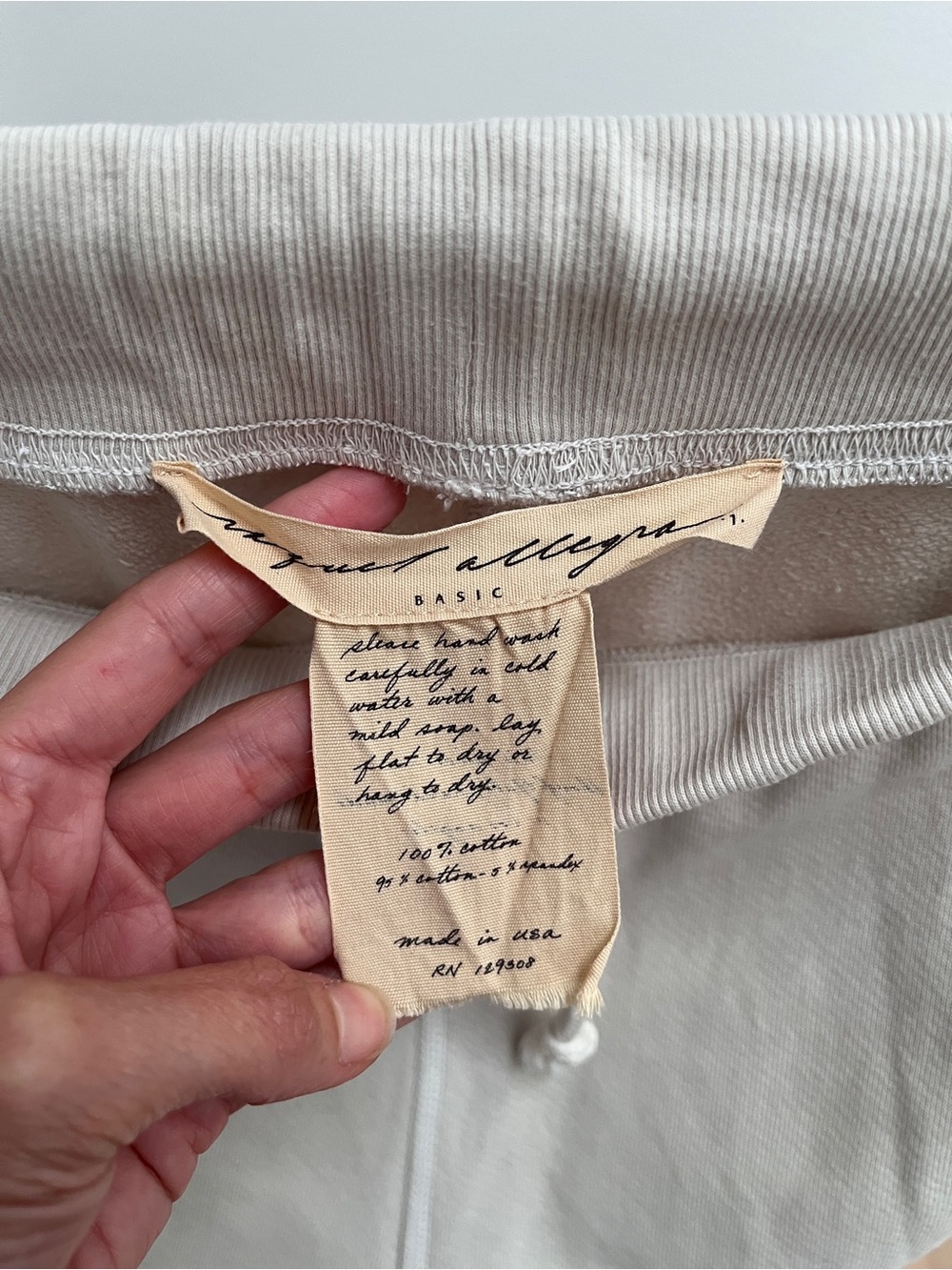 Raquel Allegra topanga sweatpant tie dye Saturn white 1 boho USA - Picture 6 of 16